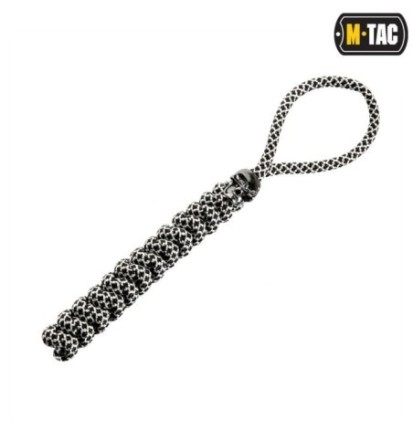 Šnúrka na nôž M-Tac Lanyard Viper 2 - čierna-biela