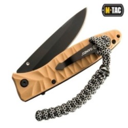 Šnúrka na nôž M-Tac Lanyard Viper 2 - čierna-biela