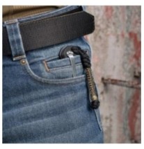 Šnúrka na nôž M-Tac Lanyard Granule - čierna