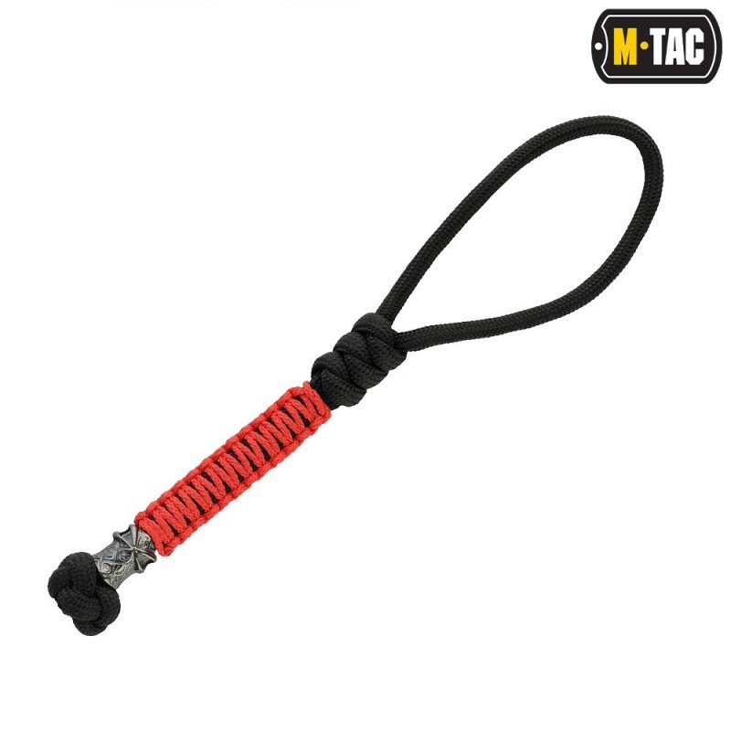 Šnúrka na nôž M-Tac Lanyard Ninja 2 - čierna-červená Šnúrka na nôž M-Tac Lanyard Ninja 2 - čierna-červená