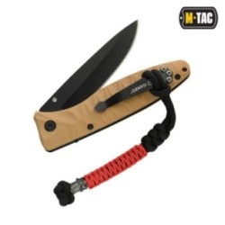 Šnúrka na nôž M-Tac Lanyard Ninja 2 - čierna-červená