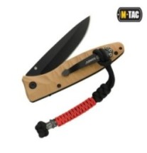 Šnúrka na nôž M-Tac Lanyard Ninja 2 - čierna-červená