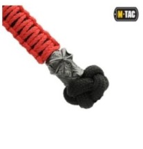Šnúrka na nôž M-Tac Lanyard Ninja 2 - čierna-červená