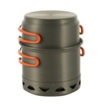 Súprava riadu M-Tac Individual Cookware 2 - sivá
