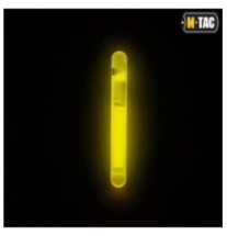 Svietiace tyčinky M-Tac Light Sticks 4,5 x 40 mm 10 ks - žlté