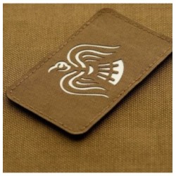 Nášivka M-Tac Raven Flag Laser Cut Glow - coyote-biela