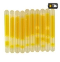 Svietiace tyčinky M-Tac Light Sticks 4,5 x 40 mm 10 ks - žlté