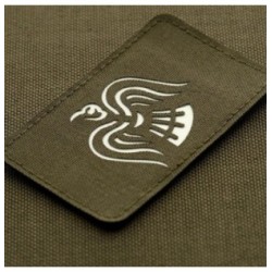 Nášivka M-Tac Raven Flag Laser Cut Glow - olivová-biela