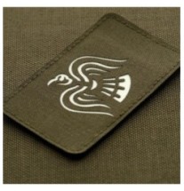 Nášivka M-Tac Raven Flag Laser Cut Glow - olivová-biela