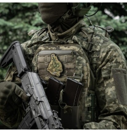 Nášivka M-Tac 120mm - coyote-olivová