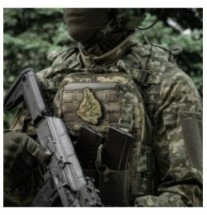 Nášivka M-Tac 120mm - coyote-olivová