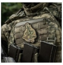 Nášivka M-Tac 120mm - coyote-olivová