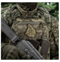 Nášivka M-Tac 120mm - coyote-olivová