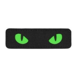 Nášivka M-Tac Cat Eyes - čierna-zelená