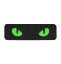 Nášivka M-Tac Cat Eyes - čierna-zelená