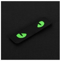 Nášivka M-Tac Cat Eyes - čierna-zelená