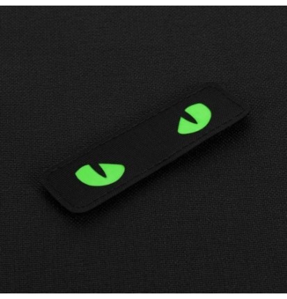 Nášivka M-Tac Cat Eyes - čierna-zelená