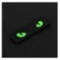 Nášivka M-Tac Cat Eyes - čierna-zelená Nášivka M-Tac Cat Eyes - čierna-zelená