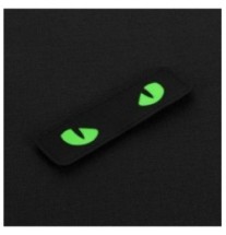 Nášivka M-Tac Cat Eyes - čierna-zelená
