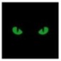 Nášivka M-Tac Cat Eyes - čierna-zelená Nášivka M-Tac Cat Eyes - čierna-zelená