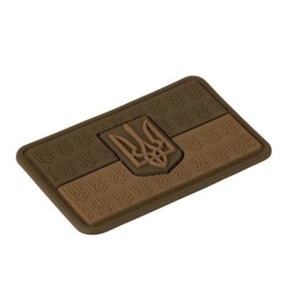 Nášivka M-Tac UA Flag Relief - hnedá
