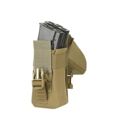 Puzdro na 2 zásobníky M-Tac Closure Fastex Mag 2 - coyote