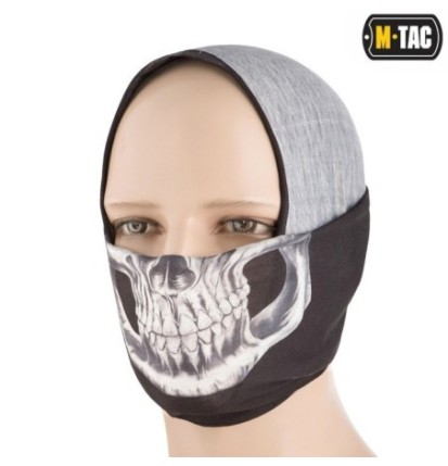 Nákrčník Multi-Wrap M-Tac Reaper Skull - čierny