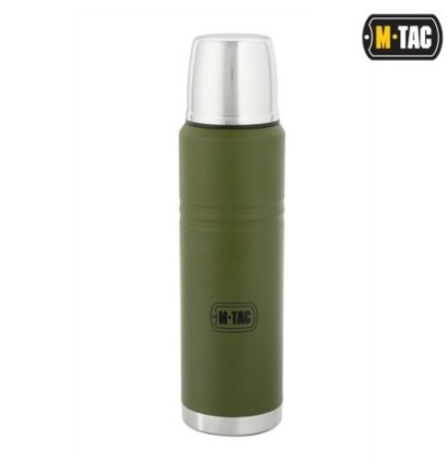 Termoska M-Tac Thermos Steel 1000 ml - olivová-strieborná