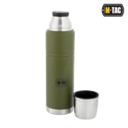 Termoska M-Tac Thermos Steel 1000 ml - olivová-strieborná