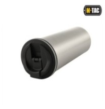 Mobilný termohrnček M-Tac Thermo Mug 450 ml - strieborný-čierny