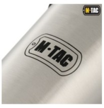 Mobilný termohrnček M-Tac Thermo Mug 450 ml - strieborný-čierny
