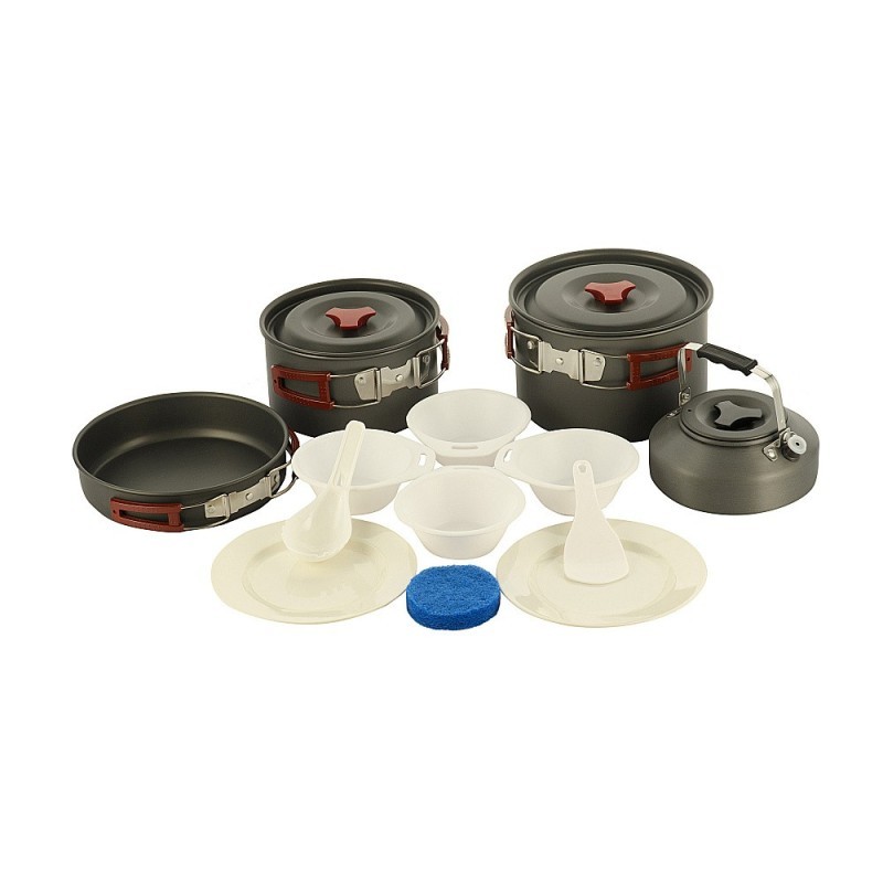 Súprava riadu M-Tac Crockery Set pre 4-5 osôb - sivá Súprava riadu M-Tac Crockery Set pre 4-5 osôb - sivá