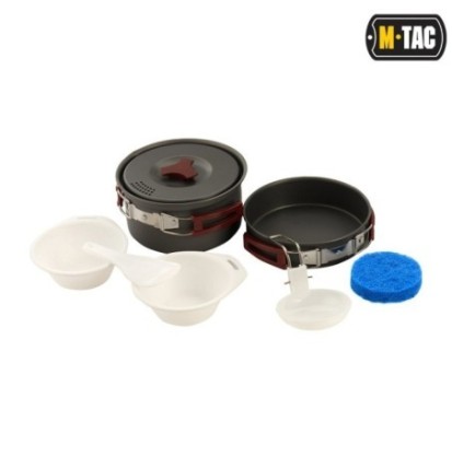 Súprava riadu M-Tac Individual Cookware Set - sivá