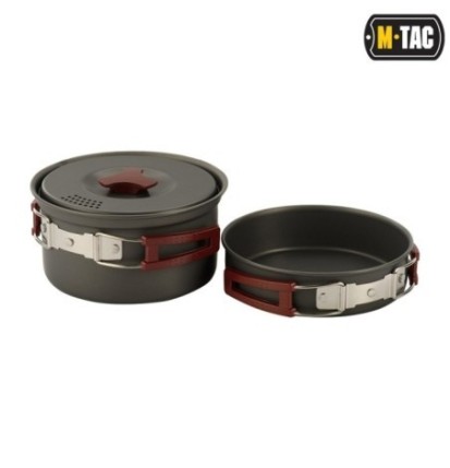 Súprava riadu M-Tac Individual Cookware Set - sivá