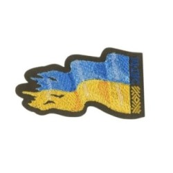 Nášivka M-Tac Battle Flag of Ukraine Reverse - farebná-olivová