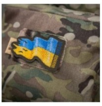 Nášivka M-Tac Battle Flag of Ukraine Reverse - farebná-olivová