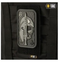 Panel na nášivky pre Molle väzbu M-Tac Morale Patches 8x13,5 - čierny