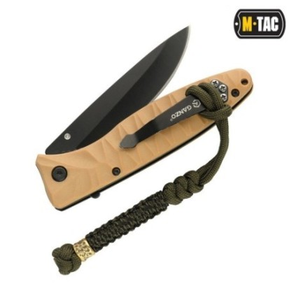 Šnúrka na nôž M-Tac Lanyard Granule - olivová