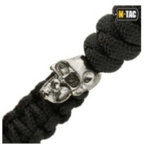 Šnúrka na nôž M-Tac Lanyard Snake Skull - čierna