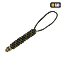 Šnúrka na nôž M-Tac Lanyard Helix Skull - čierna-olivová