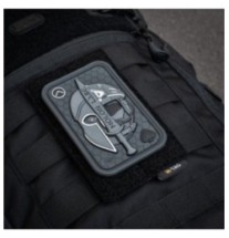 Panel na nášivky pre Molle väzbu M-Tac Morale Patches 8x13,5 - čierny