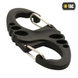 Karabína dvojitá taktická M-Tac S-Hook - čierna