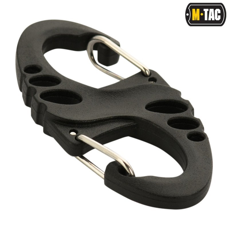 Karabína dvojitá taktická M-Tac S-Hook - čierna Karabína dvojitá taktická M-Tac S-Hook - čierna