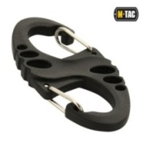 Karabína dvojitá taktická M-Tac S-Hook - čierna