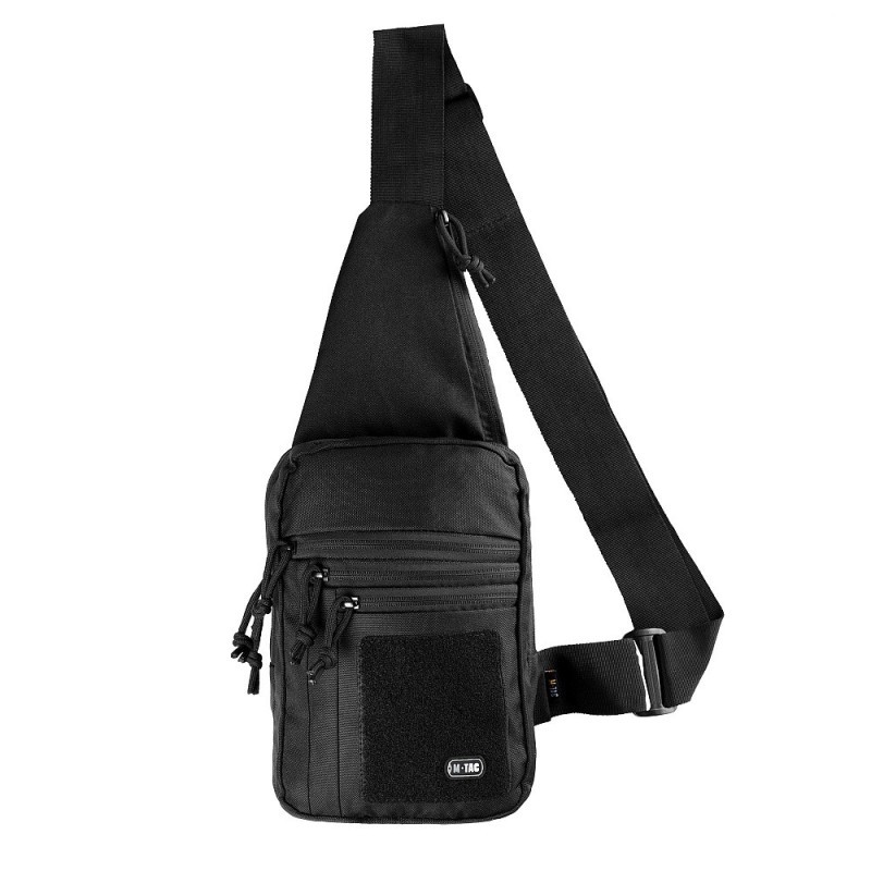 Batoh cez rameno M-Tac Bag Shoulder Chest Velcro - čierny Batoh cez rameno M-Tac Bag Shoulder Chest Velcro - čierny