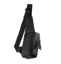 Batoh cez rameno M-Tac Bag Shoulder Chest Velcro - čierny