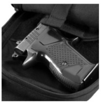 Batoh cez rameno M-Tac Bag Shoulder Chest Velcro - čierny