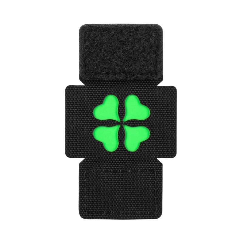 Nášivka M-Tac Clover Molle Patch - čierna-zelená Nášivka M-Tac Clover Molle Patch - čierna-zelená