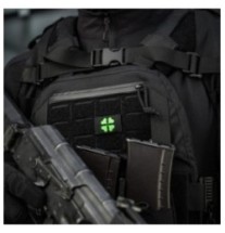 Nášivka M-Tac Clover Molle Patch - čierna-zelená