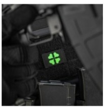 Nášivka M-Tac Clover Molle Patch - čierna-zelená